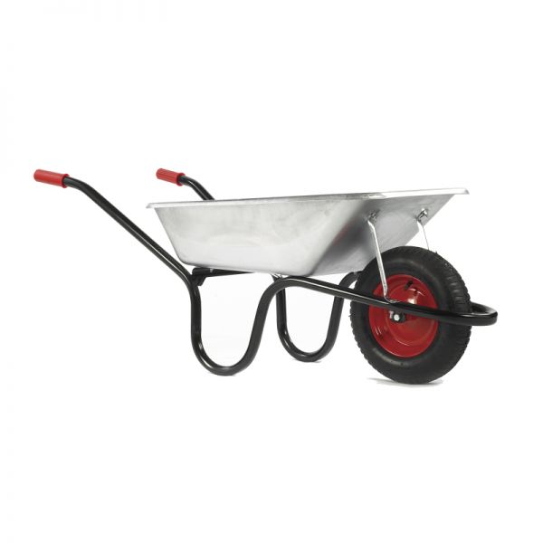 WHEELBARROW CAMDEN CLASSIC - GALVANISED- PNEUMATIC 85L
