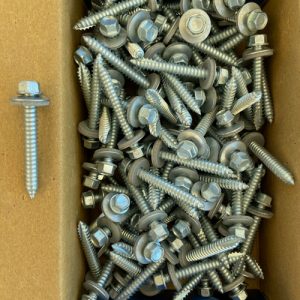 45mm Timber Tek Screw c/w 16mm Washer box of 100