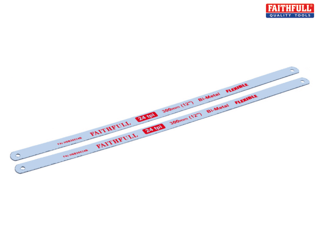 FAI/FULL HACKSAW BLADES (2) 12IN X 24T