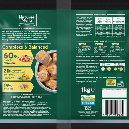 Natures Menu Dog nuggets - Senior - 1X1KG - Image 2