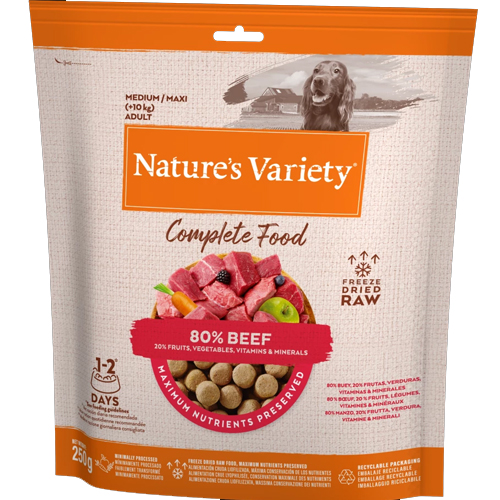 Natures Variety FD Beef Dinner Large 250g