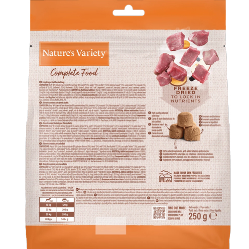 Natures Variety FD Beef Dinner Large 250g - Image 2