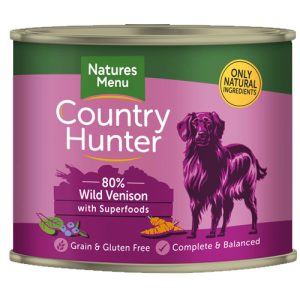 Country Hunter Dog Cans - Venison & Blueberry - 600G