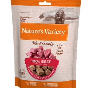 Natures Variety Real Chunks Beef 50g - 50G