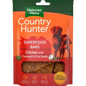 Country Hunter Air Dried Chicken Superfood Bars - 100g