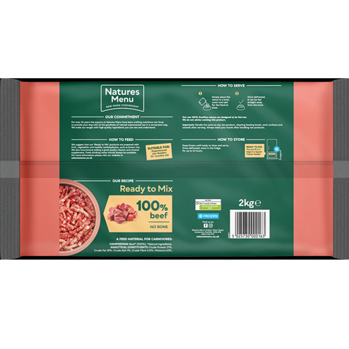 Natures Menu Free Flow Beef - 2kg - Image 2