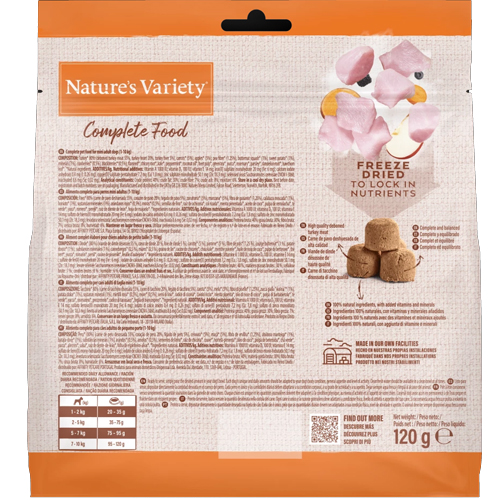 Natures Variety FD Turkey Dinner Small - 1X120G - Image 2