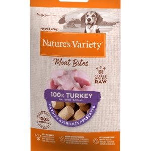 Natures Variety FD Meat Bites Turkey - 1X20G