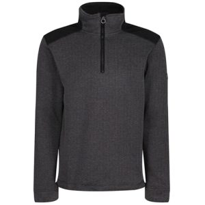 Men's Holbeck Black Half Zip Fleece