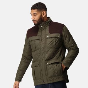 Khaki Padbury Quilted Jacket