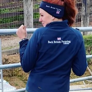 BACK BRITISH FARMING Navy Headband