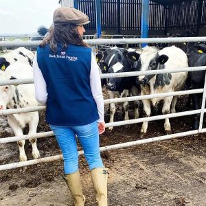 BACK BRITISH FARMING Softshell body warmer