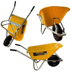 Bruiser Yellow HD Wheelbarrow